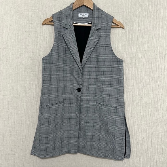Waverly Gray Riley Plaid Vest size M - Picture 3 of 4